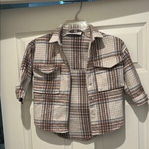 Little kids plaid jacket